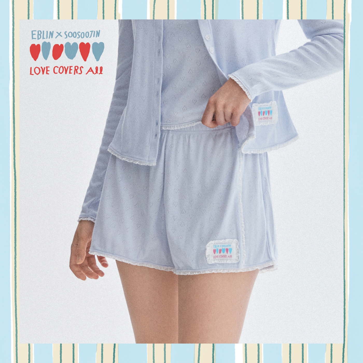 [수수진콜라보] 반바지 EBLGG3718C - 상품 이미지