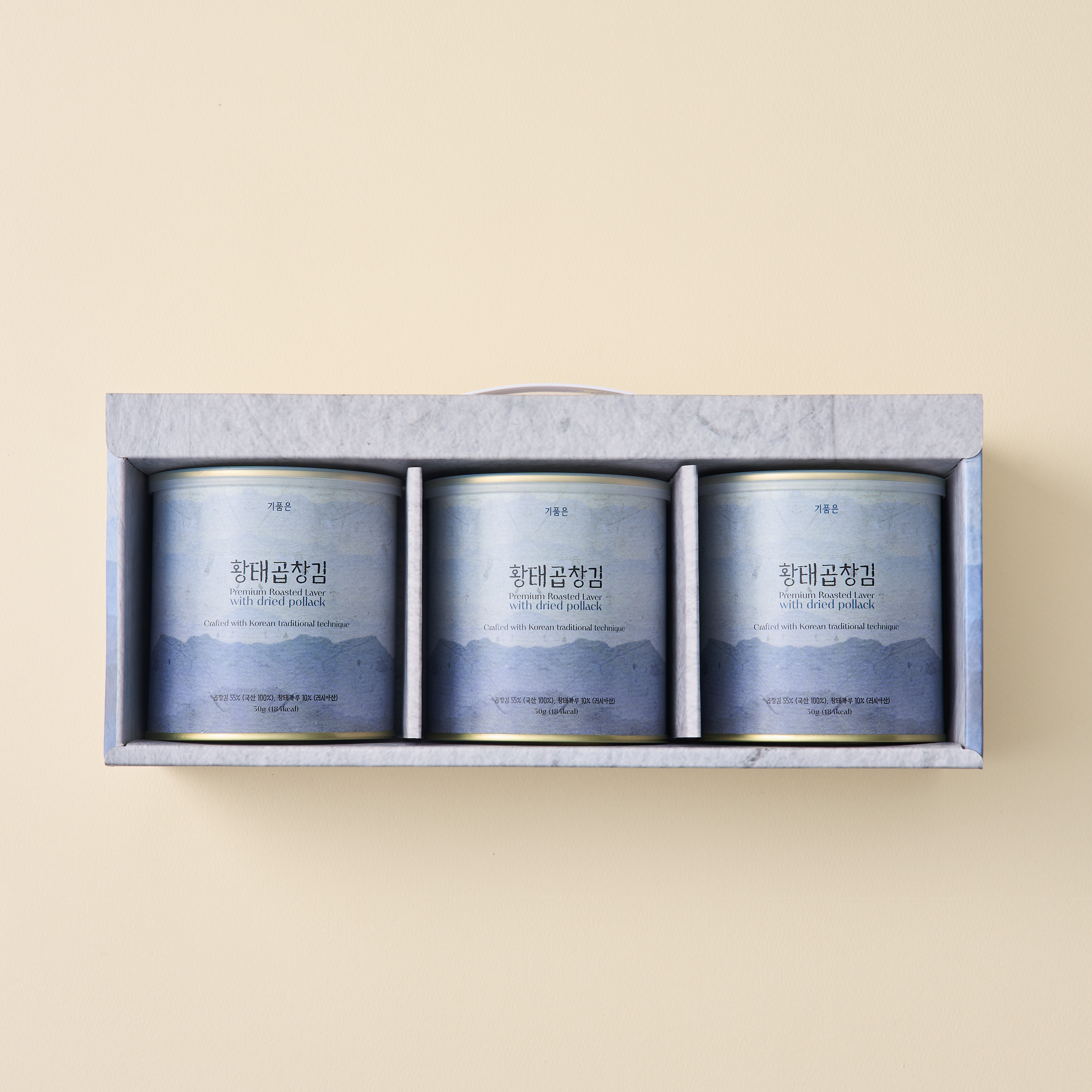 캔김 곱창돌김 조미김 김선물세트 기품은 황태곱창김 30g, 3개 - 상세 이미지 2