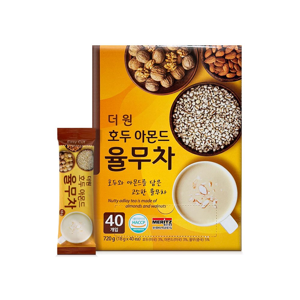 다이어트 호두아몬드율무차 맛있는 임산부 곡물라떼 율무차스틱 가루 이미지 6