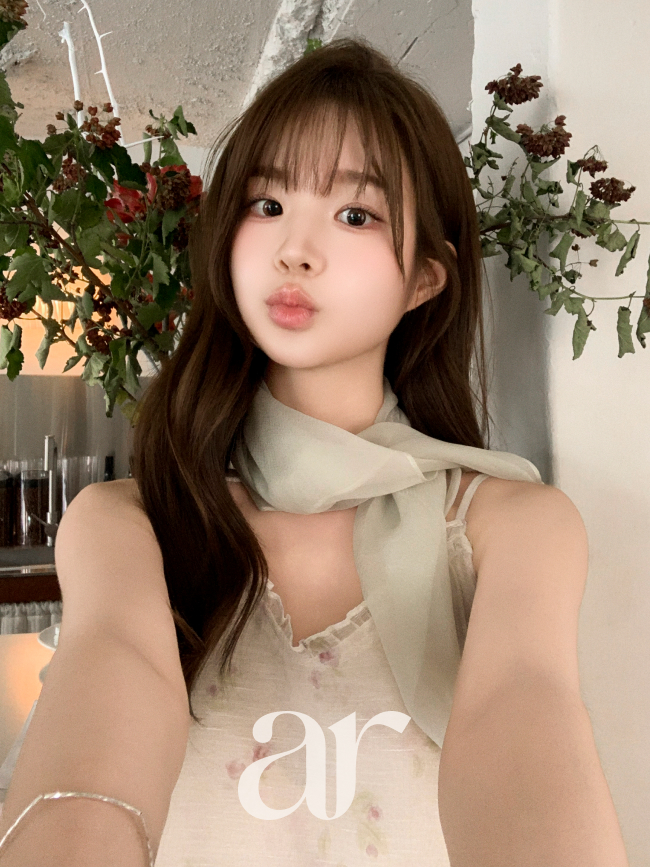 끈조절 밴딩 플라워 나시 블라우스 bs8830 이미지 7