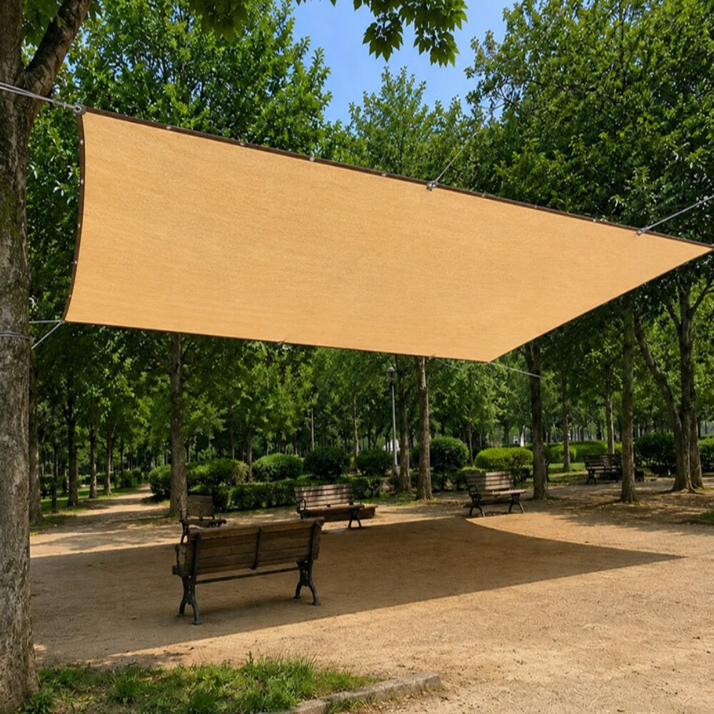 썬세이드 그늘막 차광막 야외 옥상 차양막 타프 가림막 테라스 천막 햇빛가림막 (4x5m) - 상세 이미지 3