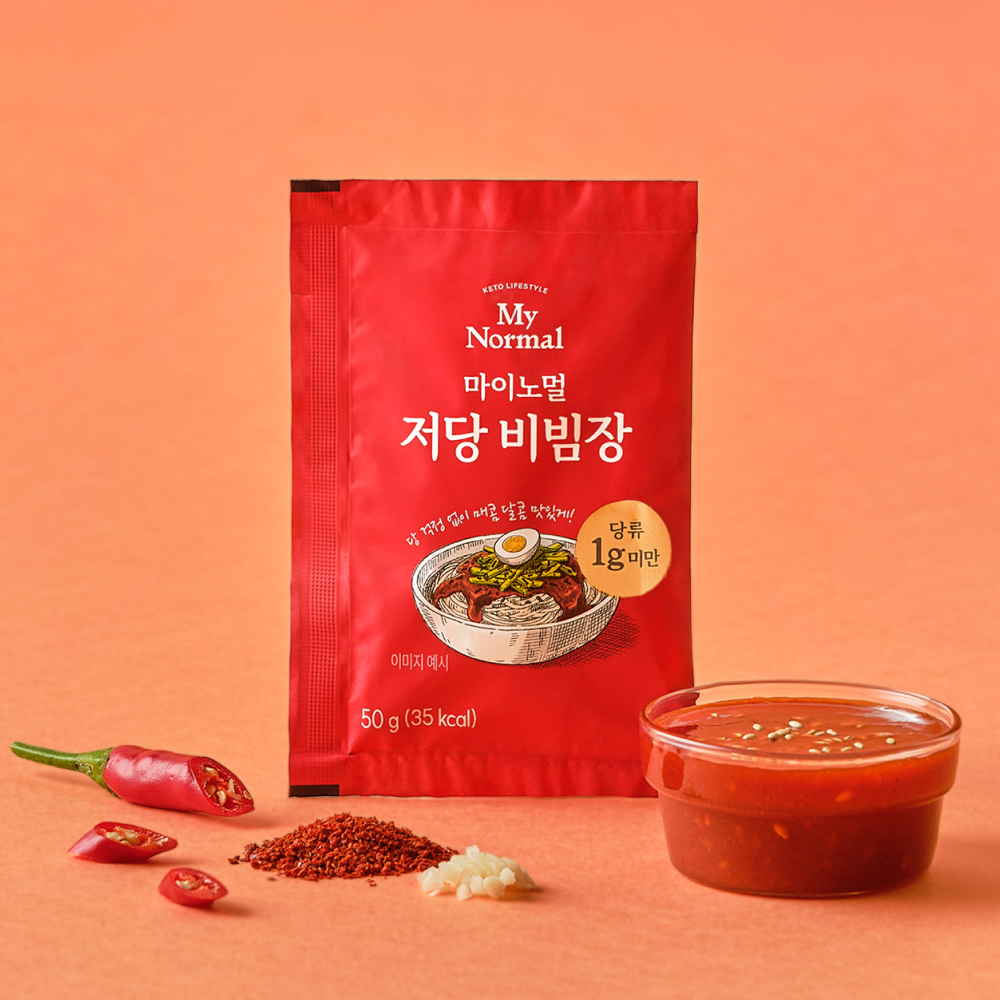 마이노멀 저당 비빔장 소스 비빔면소스 50g, 10개 - 상품 이미지