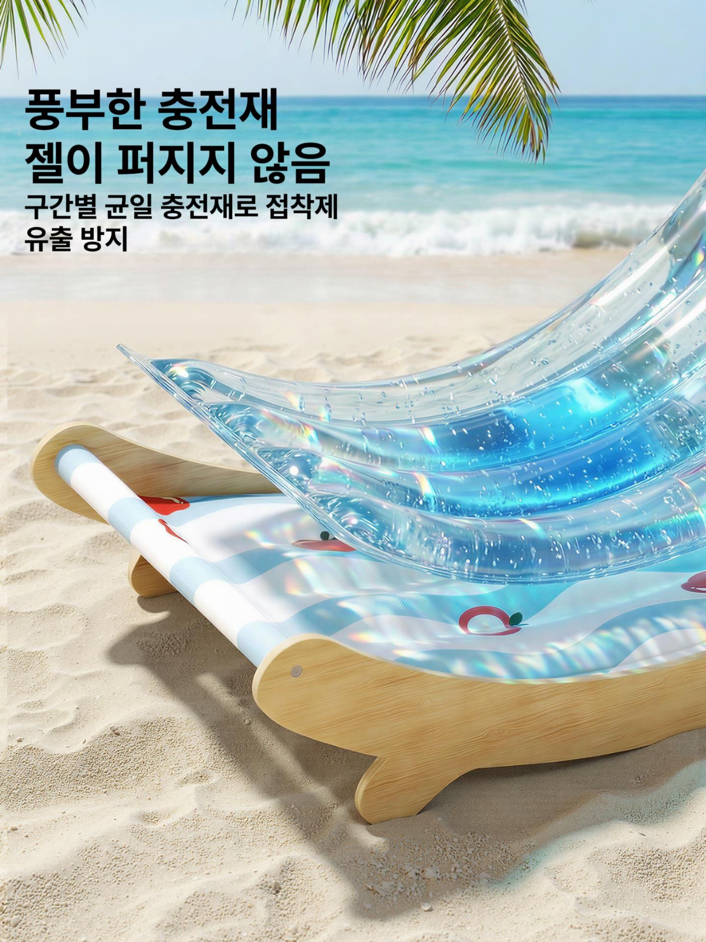 강아지 쿨매트 반려동물 냉감매트 애견 쿨방석 고양이 쿨매트 여름 침대 아이스매트 씨솔트애플 이중쿨링 중형 - 상세 이미지 4