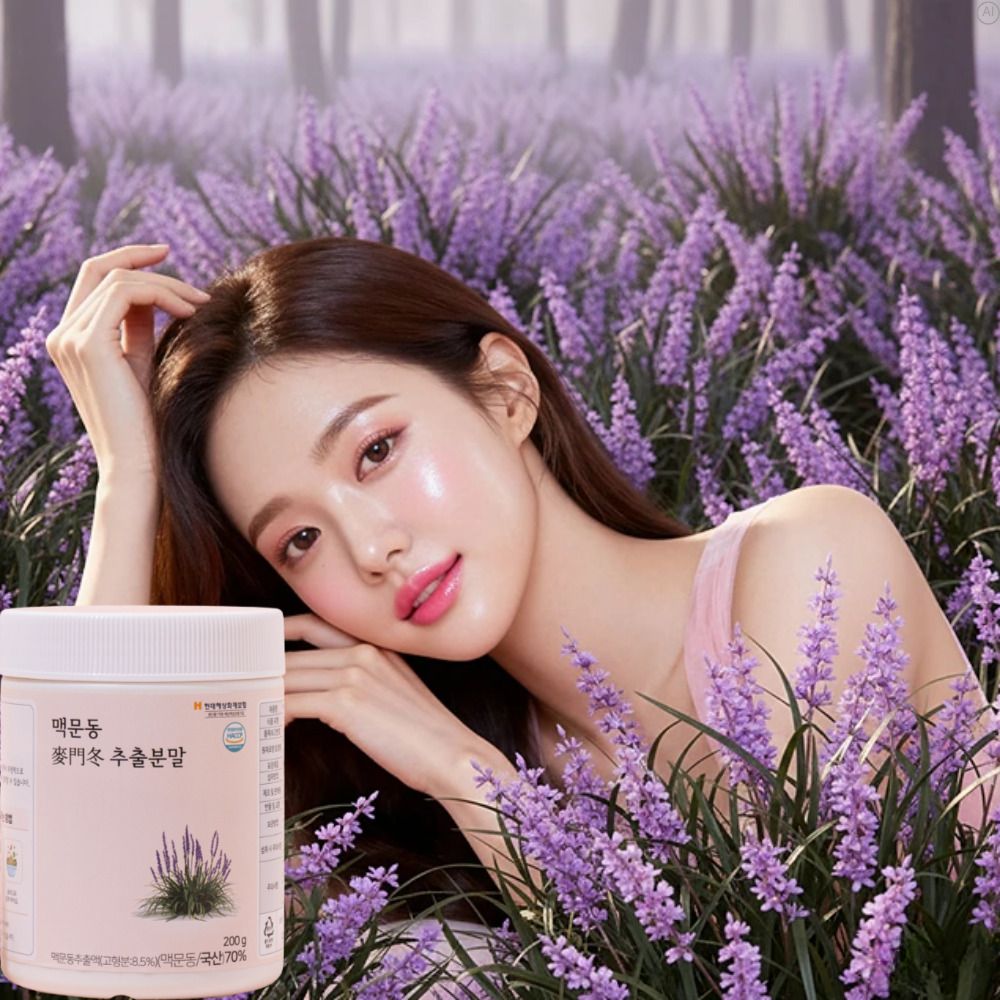 국산 맥문동가루 맥문동추출분말100% 200g - 상세 이미지 3