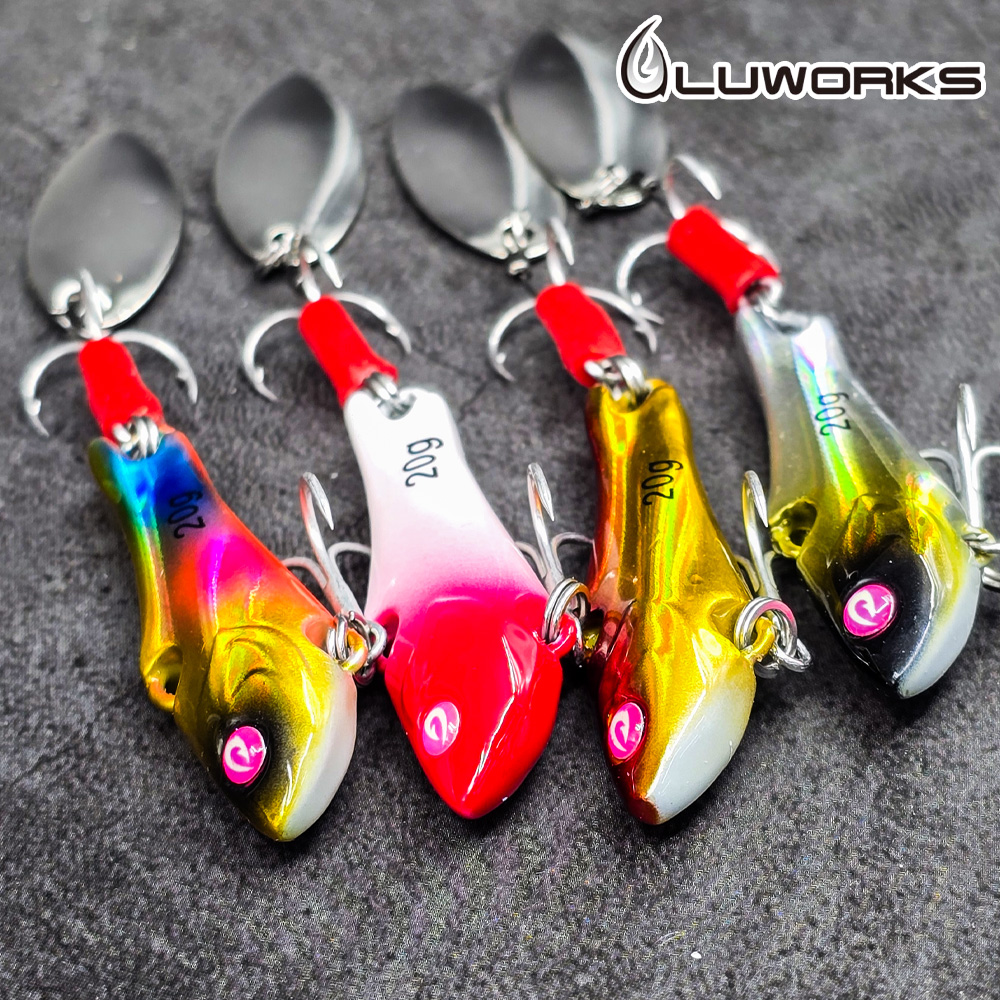 루웍스 LWL-18 리얼스핀 메탈바이브 농어 삼치 부시리 메탈지그 45mm 이미지 7