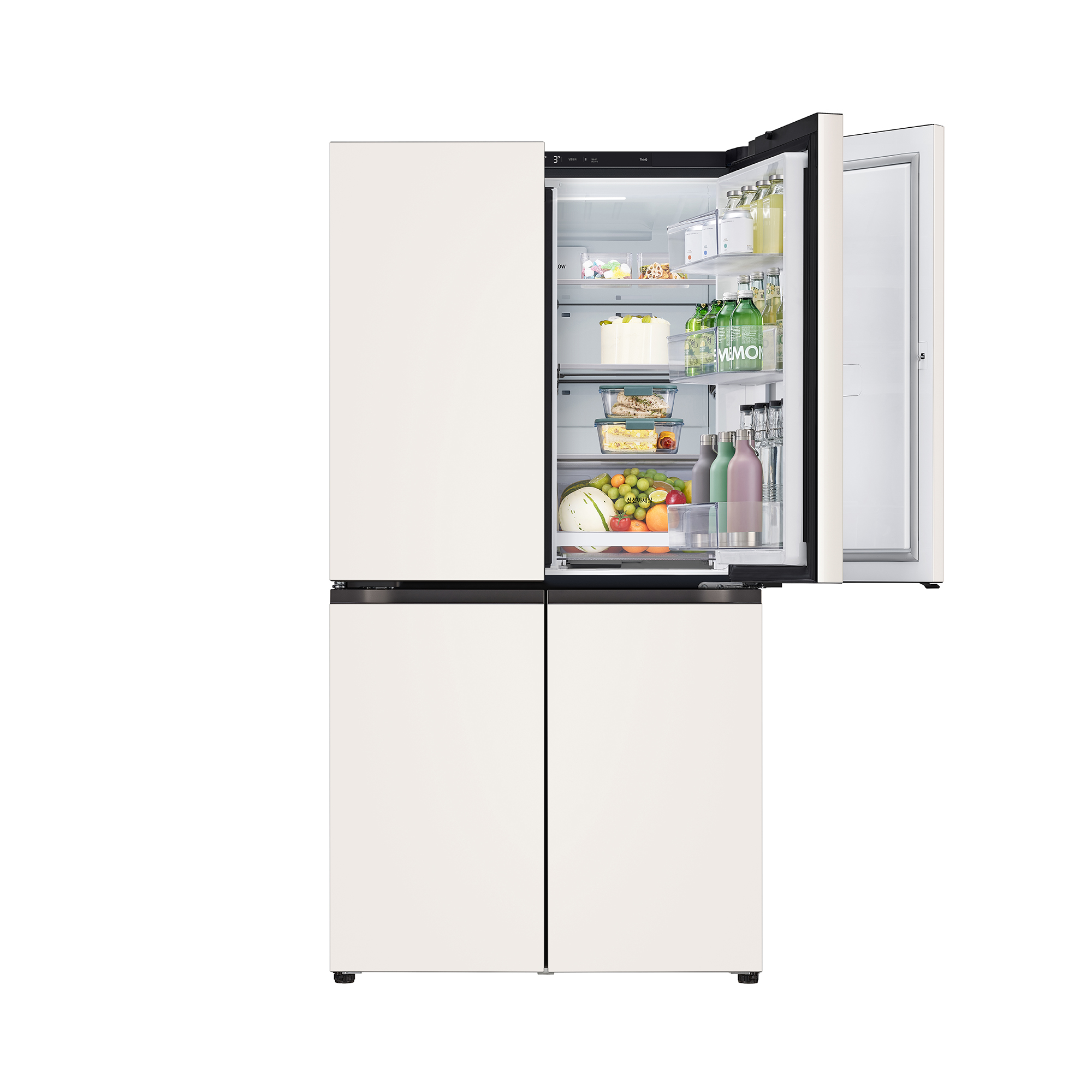 LG 디오스 AI 오브제컬렉션 매직스페이스 냉장고 + LG 트롬 워시콤보 세트 (T876MEE111 + FH25WA) 상품 이미지
