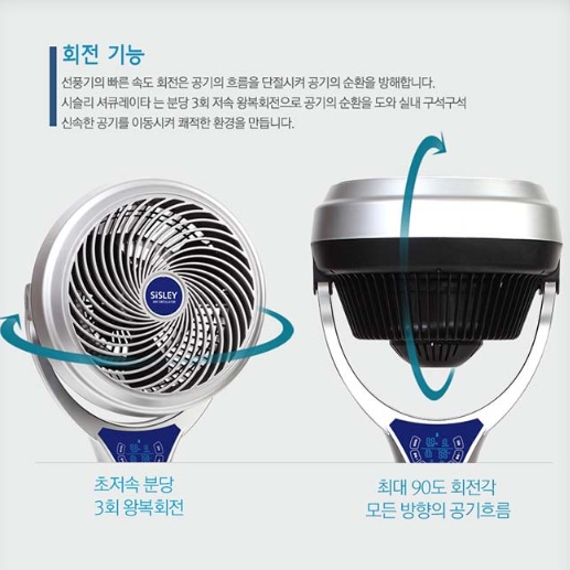 스탠드 써큘레이터 30cm 거실용 좌석용 타이머 리모컨 초절전 가정용 써큘레이터 이미지 8