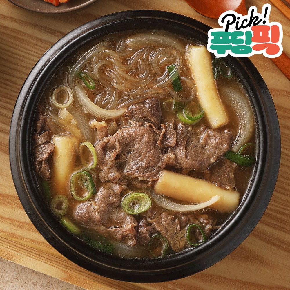 [푸딩픽] 원팩 뚝배기불고기 250g 소고기 뚝불 (당면 야채 떡 포함) 간편식 반찬 - 상품 이미지