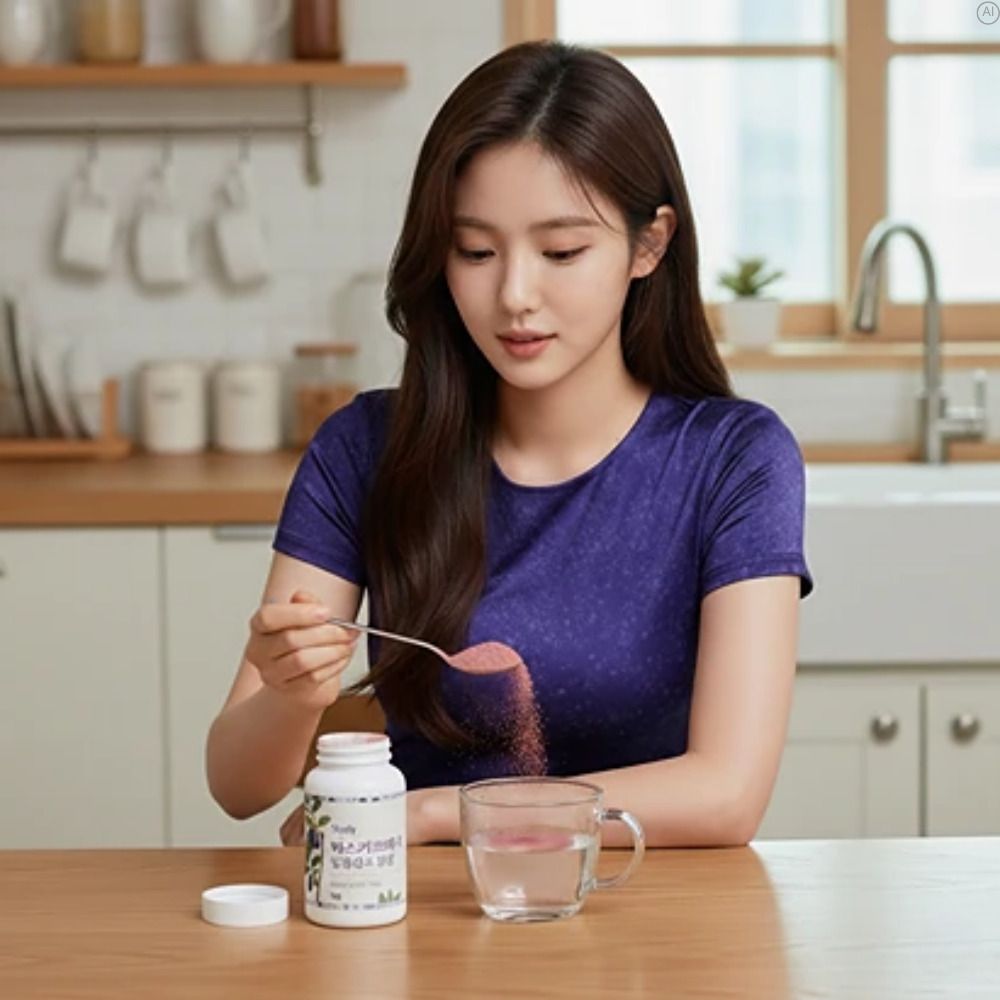 동결건조 하스카프베리분말 c3g 하스베리 하스카 댕댕이나무열매 - 상세 이미지 2