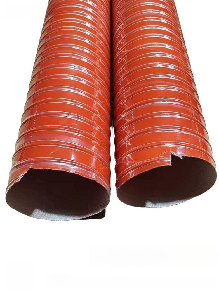 실리콘 덕트호스 내열 열풍 케이블 보호 산업용 배관 300mmx2m - 상품 이미지