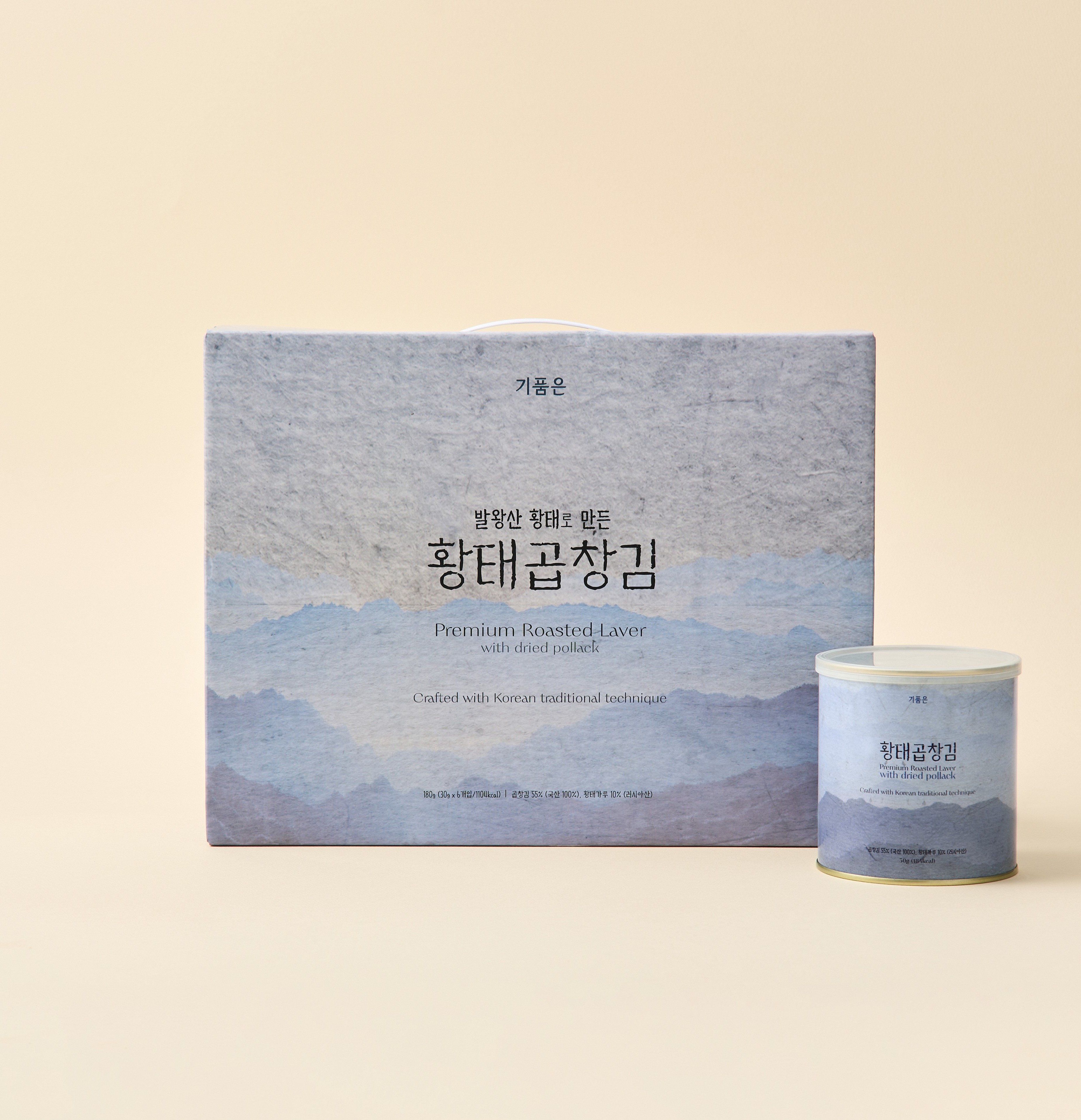  캔김 곱창돌김 조미김 김선물세트 기품은 황태곱창김 30g, 6개 - 상품 이미지