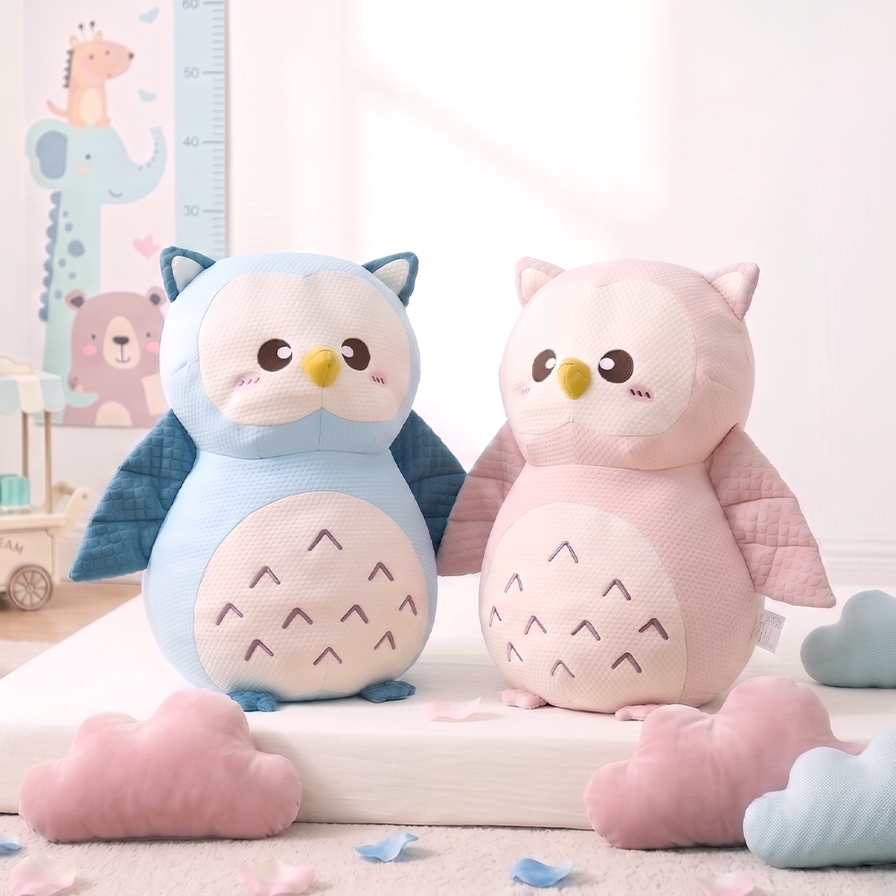 아르떼베딩 부엉이 냉감인형 안고자는 냉감 바디필로우 여름 동물 쿠션 꿀잠 인형 - 상품 이미지