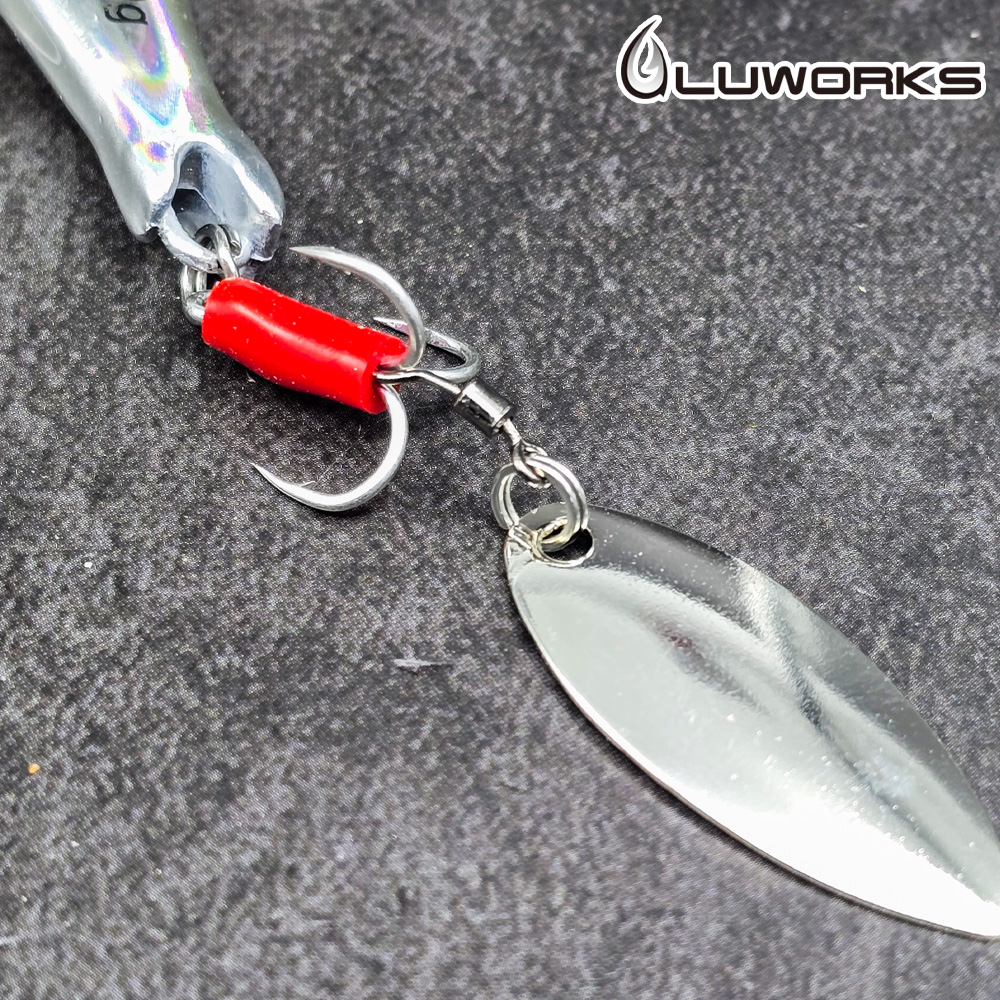 루웍스 LWL-18 리얼스핀 메탈바이브 농어 삼치 부시리 메탈지그 45mm 이미지 8