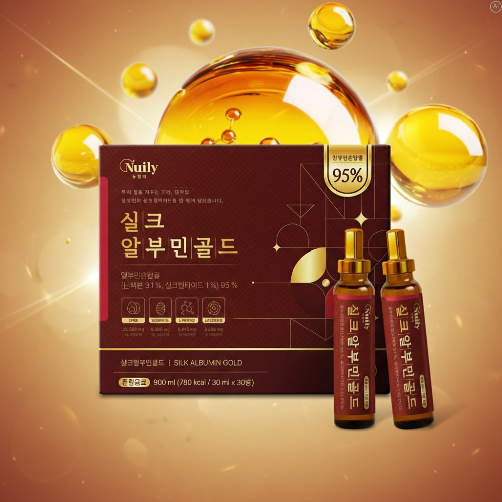 마시는 난백 실크알부민골드 먹는알부민액상 액상형 100% - 상세 이미지 5