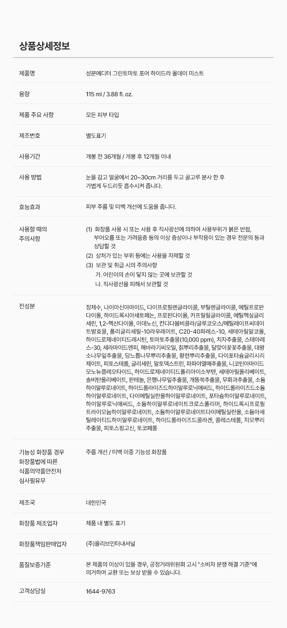 sungboon editor green tomato face mist