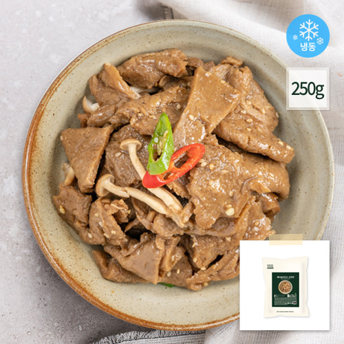 비건 불고기 베지슬라이스 순한맛 콩고기 대체육 채식 식물성단백질 베지푸드 250g, 4개 - 상품 이미지