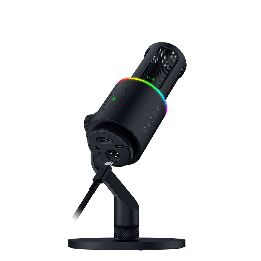 레이저코리아 세이렌 V3 Pro 팟캐스트, 스트리밍 USB, XLR 하이브리드 듀얼 마이크 - 상세 이미지 4