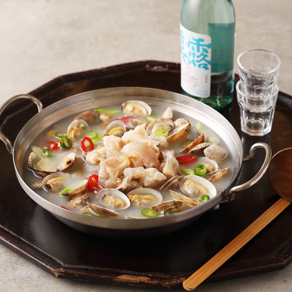 [푸딩팩토리] 간편 바지락술찜 560g 밀키트 (풍미 가득 와인 특제소스) 조개탕 캠핑 홈술 - 상세 이미지 4