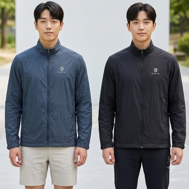 블랙야크 남성 여름 가벼운 방풍 등산 아우터 패커블 바람막이 자켓 - 상품 이미지