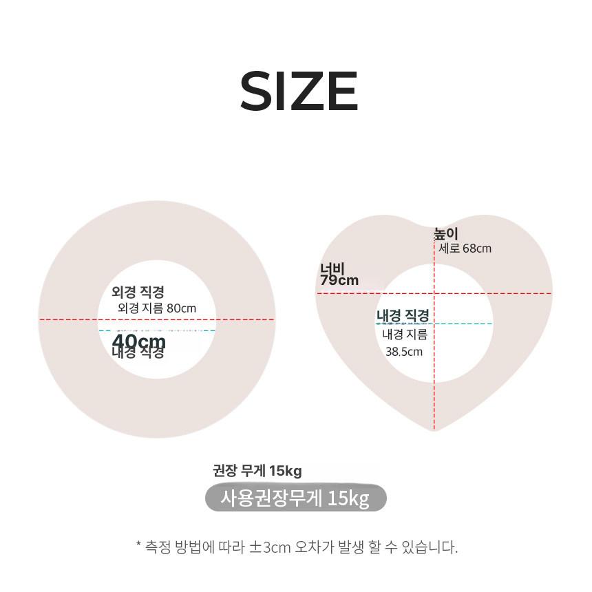 애견 튜브 강아지 튜브 반려동물 수영 튜브 강아지 물놀이 반려견 구명튜브 펫 물놀이용품 라운드튜브 - 상세 이미지 4