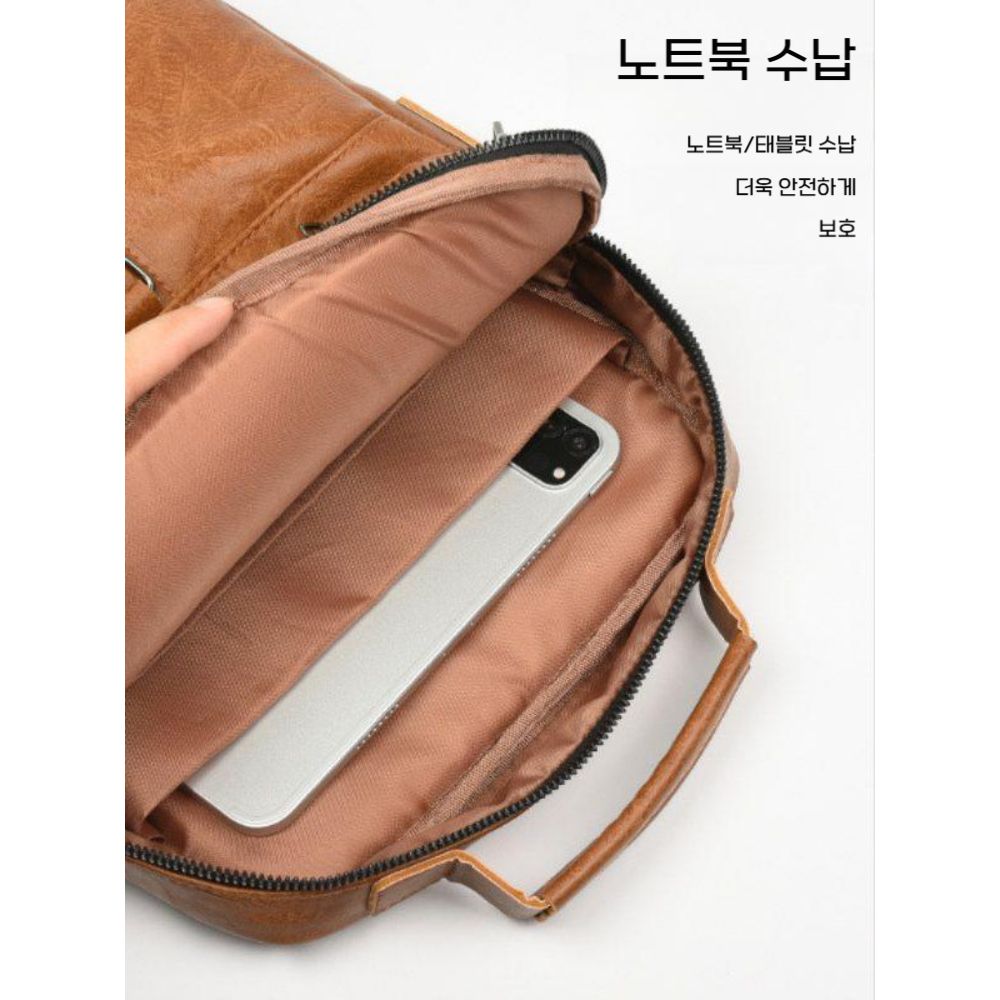 서피스 프로 12 보호 케이스 싱글 숄더 크로스 백 태블릿 가방 노트북 백팩 - 상세 이미지 5