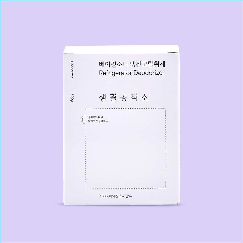 생활공작소 베이킹소다 냉장고 탈취제 500g 1개