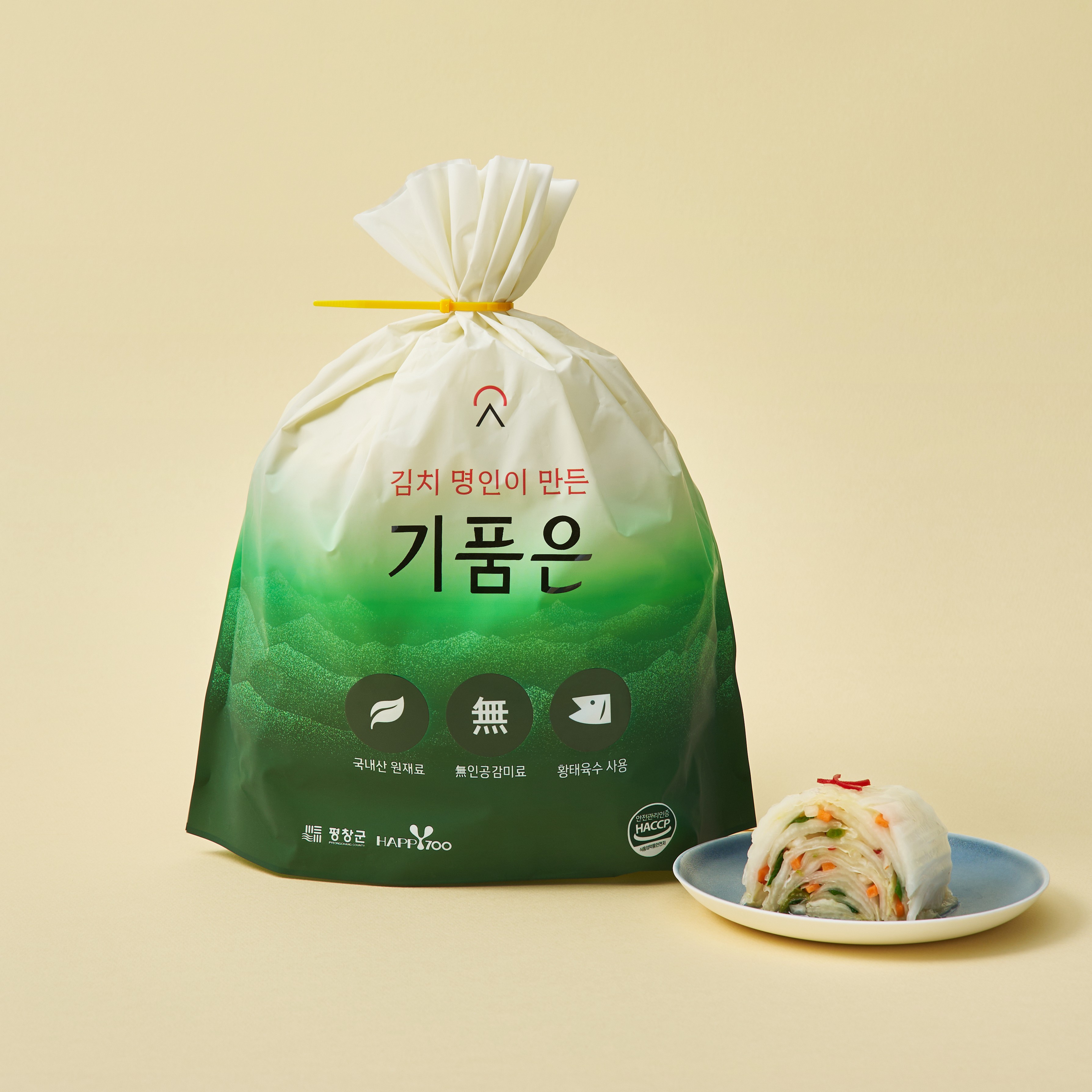 발왕산 기품은 백김치 3kg - 상품 이미지