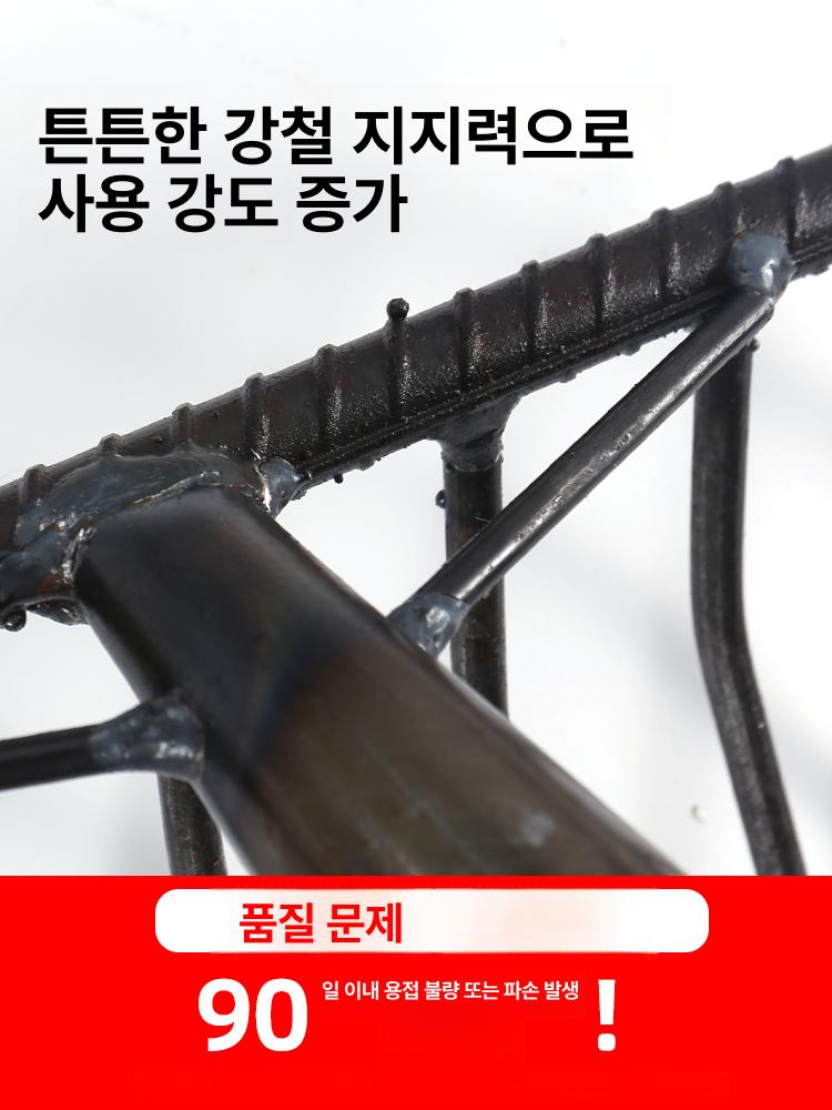 쇠스랑 갈퀴 괭이 쟁기 갈쿠리 밭갈이 삽쇠 삼지창 원예 5개 강철 아까시나무 갈퀴+1.2m - 상세 이미지 2