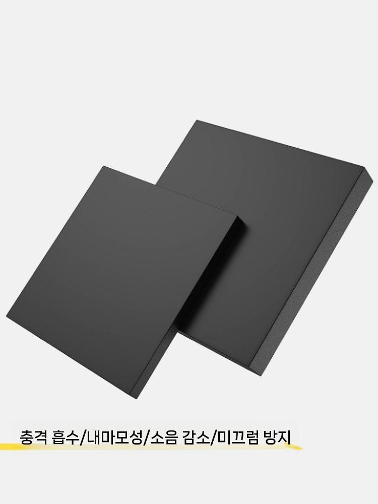 스피커받침 우퍼방진패드 스피커스탠드 흡수 고무 부속 50x50x2mm 4개 - 상세 이미지 5