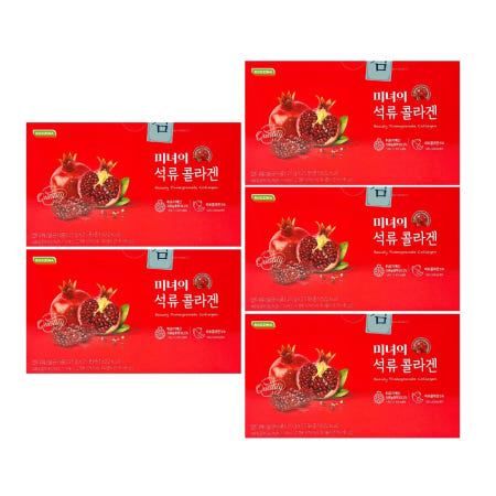 로지나 미녀의 석류콜라겐 25g x 25포 5개