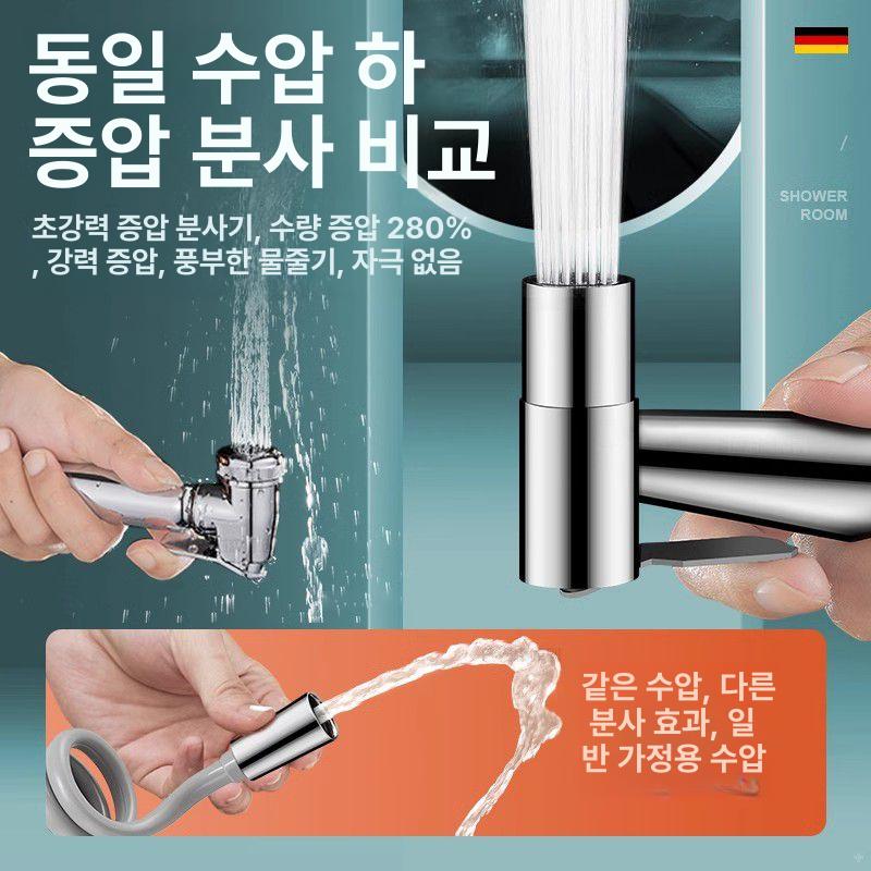 고압 세척기 욕실 화장실 세정 분사기 노즐 헤드 1입2출 변기 청소 스프레이건 304+2 m + 브래킷 - 상세 이미지 3
