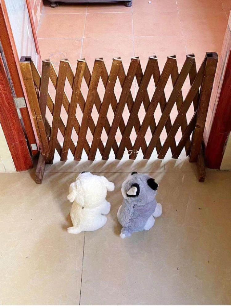 칸막이 자바라 파티션 대형 접이식 공간분리 우드 높이 70x신축성 200cm 신축성 - 상세 이미지 5