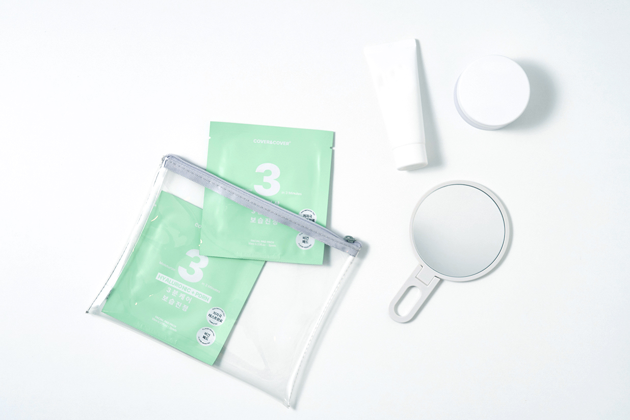 커버앤커버 애플민트 히알루론산 PDRN 3분 패드 팩 파우치 30매, 2개 이미지 2