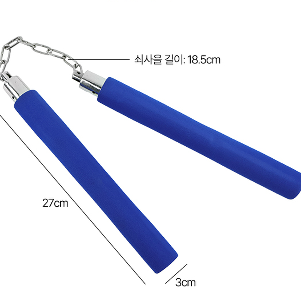 스펀지액션소품절봉 초보자용무술용무예봉 입문용연습용쌍절곤 - 상세 이미지 2