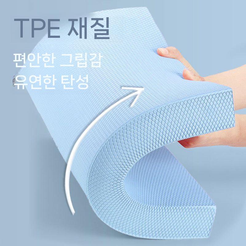 요가매트 플랭크 패드 쿠션 매트 무릎 홈트 필라테스 두꺼운 핑크 M 40x33x5 cm - 상세 이미지 4