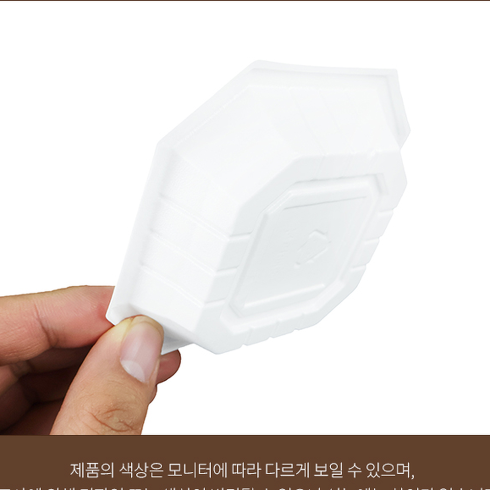 안정적인행사용 가벼운야외용일회용접시 팔각형캠핑용위생접시 10매입 - 상세 이미지 5