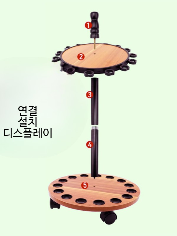 낚시대 보관 로드 로드거치대 정리함 하드케이스 회전식 이미지 6