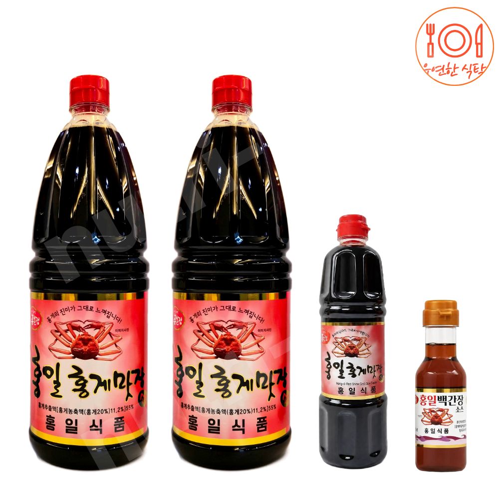 홍일 홍게맛간장 1.8L 2개 + 700ml 만능 맛간장 편스토랑 - 상세 이미지 4