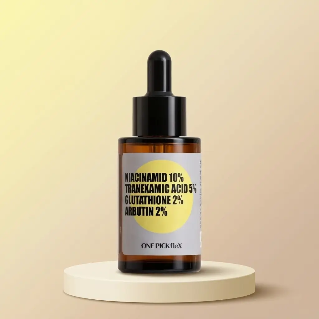 톤업올인원 원액 30ml 원픽플렉스 나이아신아마이드 트라넥사믹애씨드 글루타치온 알부틴 미백 이미지 7