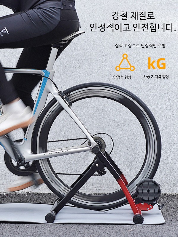 자전거고정로라 실내평로라 고정 고정로라 실내 블랙 듀터 - 상세 이미지 5