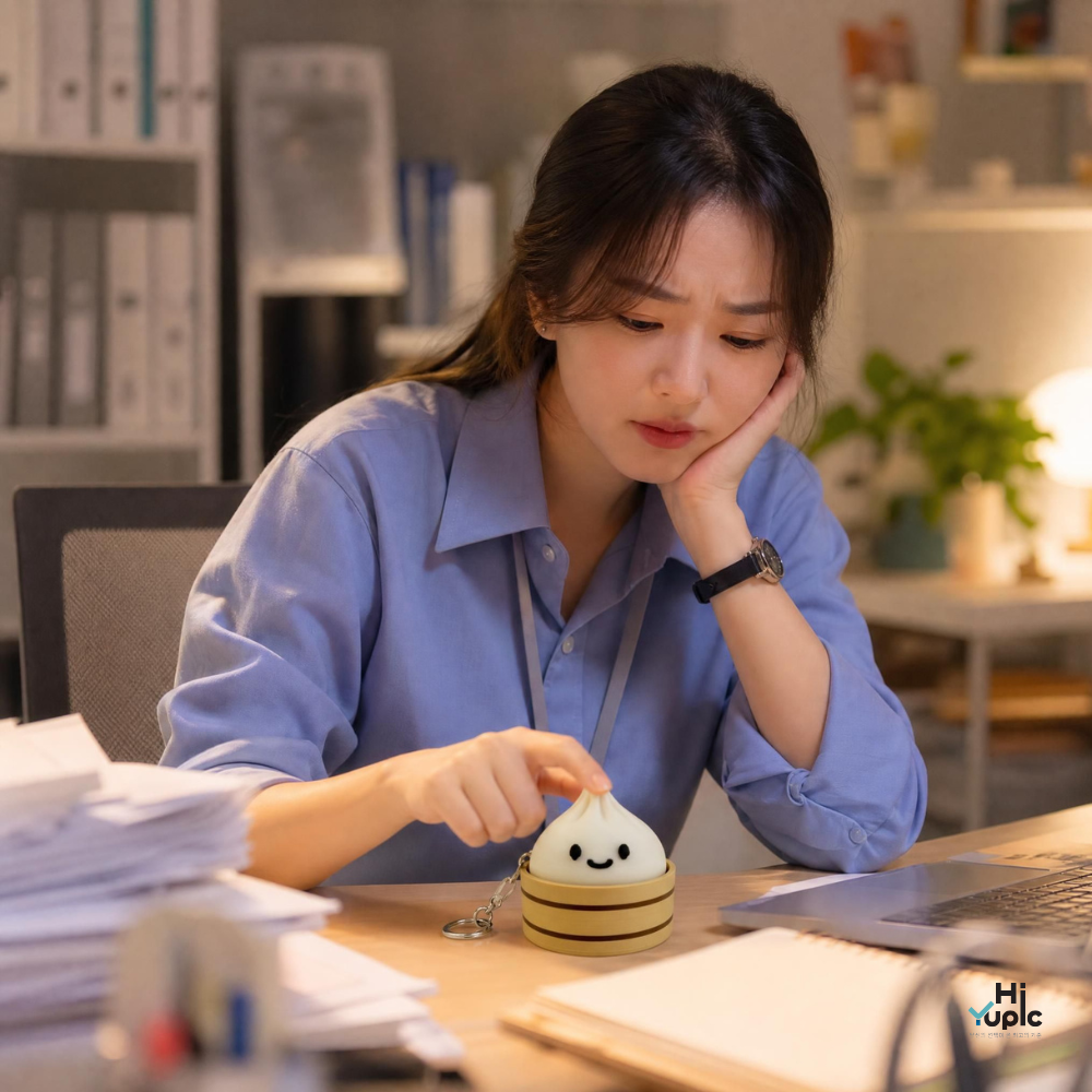 만두 클릭커 키보드 키캡 클리커 키링 피젯토이 딸깍이 이미지 6