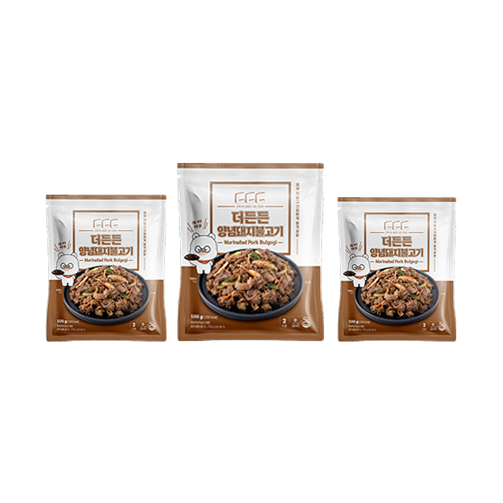 간장 돼지불고기 저녁메뉴 갈비 제육볶음 두루치기 돼지불백 500g, 6개 - 상품 이미지
