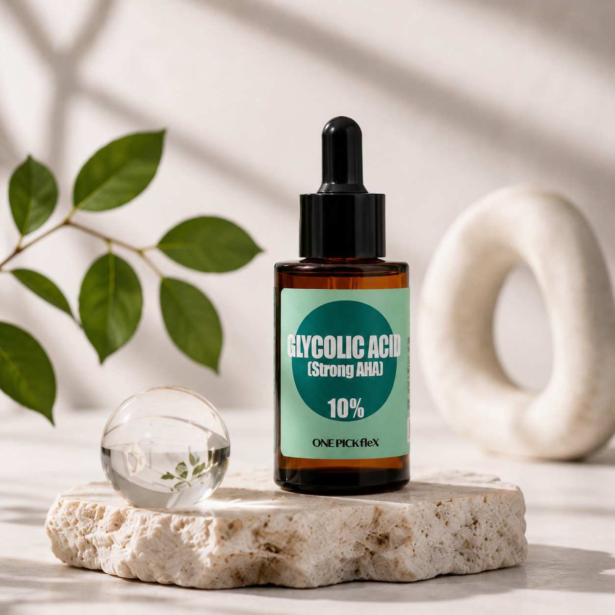 AHA 아하 글라이콜릭애씨드 10% 30ml 원픽플렉스 피부결 트러블 각질 모공 케어 - 상세 이미지 2
