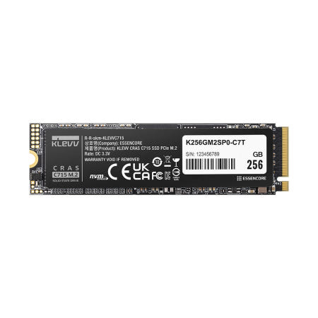 ESSENCORE KLEVV CRAS C715 M.2 NVMe 파인인포 (256GB)