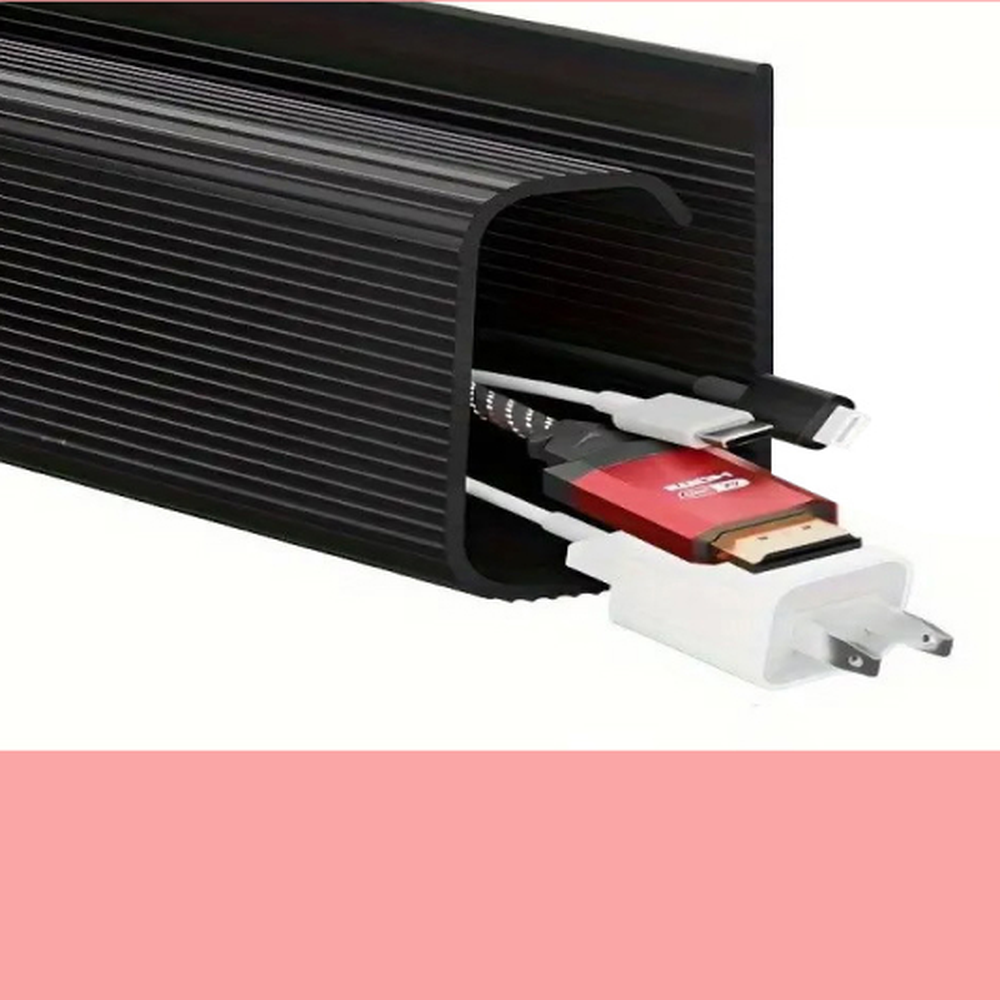 케이블몰딩 PVC소재전선보호선정리몰딩 간편부착단선방지전선정리함 - 상세 이미지 2