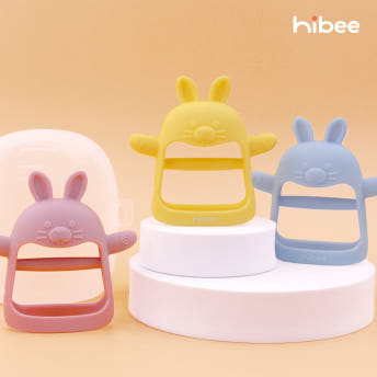 하이비 실리콘 토끼냠 손목 치발기 케이스 포함 - 상품 이미지