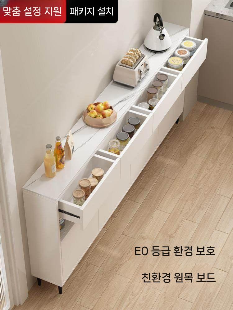 벽면 틈새 수납장 공간활용 슬림장 얇은수납장 조립식 80x깊이20cm - 상세 이미지 3