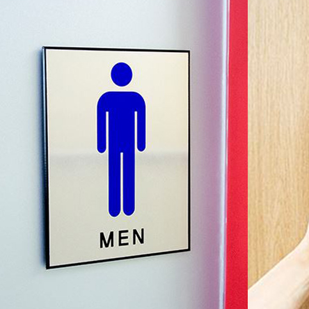 대형사이즈방향안내남녀표지판 부착식 알루미늄재질화장실안내화장실표지판 - 상세 이미지 2
