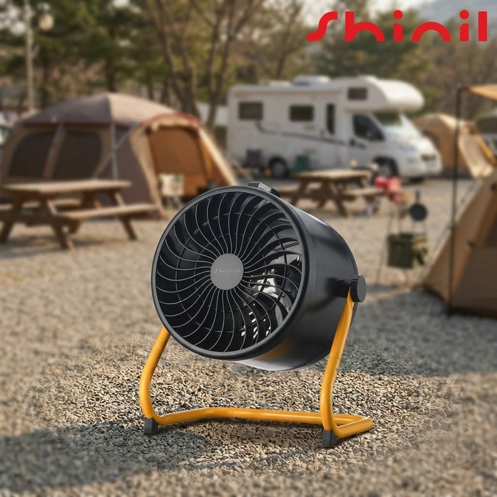 신일 앉은뱅이 공업용팬 35cm 산업용 캠핑용 야외용 바닥용 탁상용 강풍기 - 상품 이미지