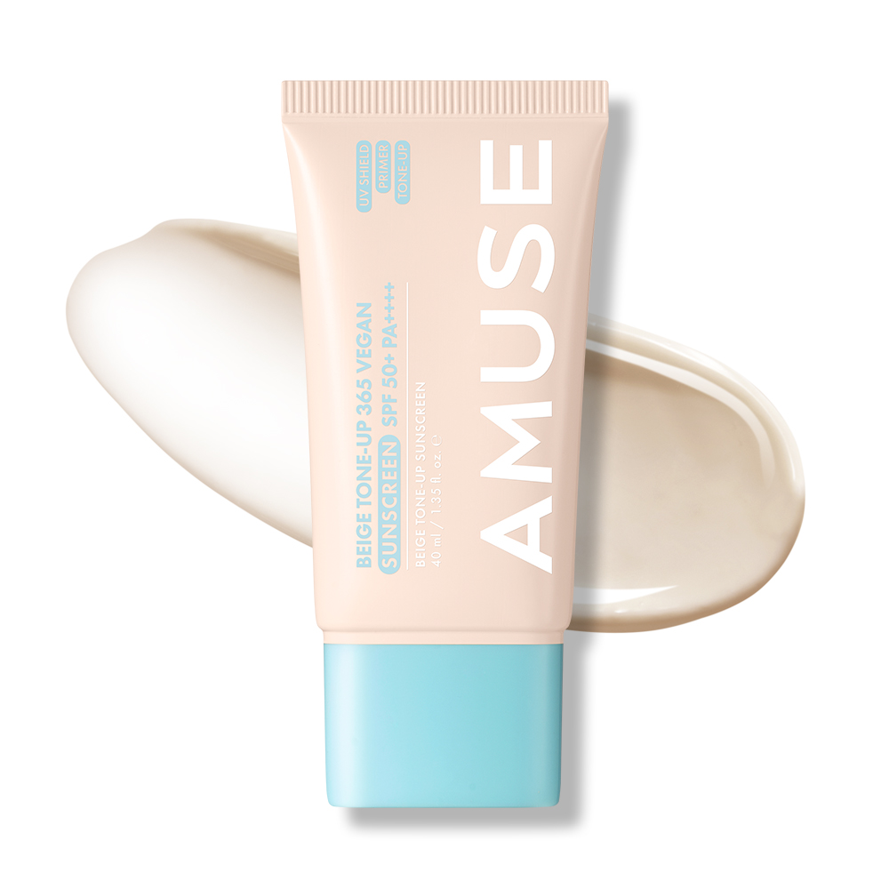 어뮤즈 베이지 톤업 365 비건 선크림 40ml SPF50+ - 상품 이미지